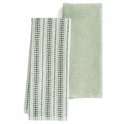 Online Food Network Awning Stripe Kitchen Towel 2-Pk. Kitchen Linens