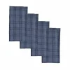 Best Food Network Blue Check Woven Dinner Napkin 4-Pk. Table Linens