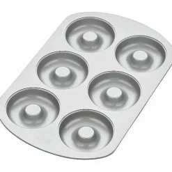 Online Food Network 6-Cavity Donut Pan Cookware & Bakeware