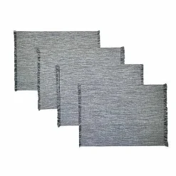 Outlet Food Network Chindi Fringe Placemat 4-Pk. Table Linens