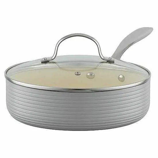 Online Food Network Farmstead 10-Pc. Nonstick Ceramic Cookware Set Cookware & Bakeware