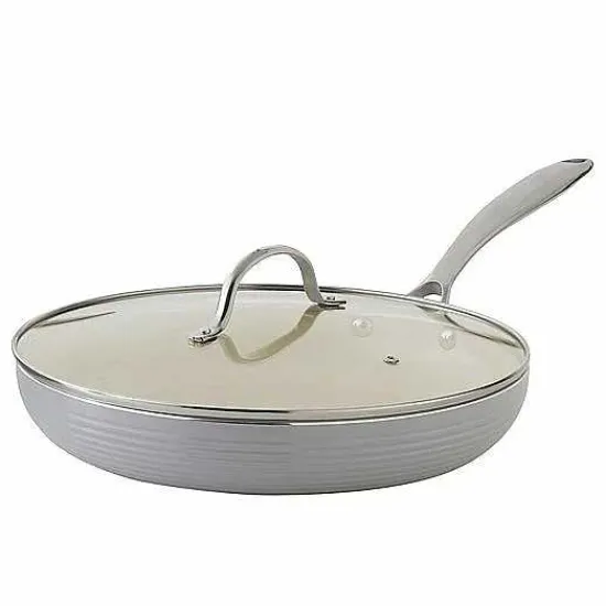 New Food Network Farmstead 14-Pc. Nonstick Ceramic Cookware Set Cookware & Bakeware