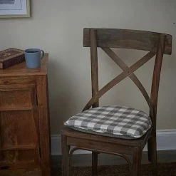 Sale Food Network Liza Check Gingham Chair Pad Table Linens