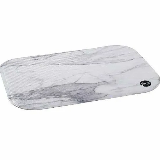 Online Food Network Marble-Print Kitchen Mat Cutlery & Knives