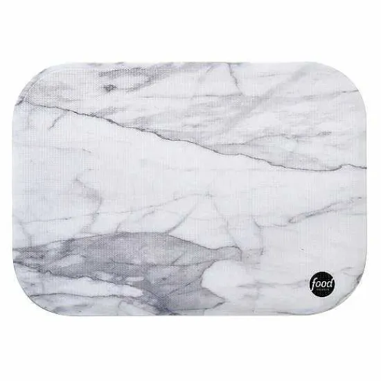 Online Food Network Marble-Print Kitchen Mat Cutlery & Knives