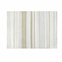 New Food Network Neutral Striped Placemat Table Linens