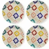 Discount Food Network 4-Pc. Casa Sol Melamine Dinner Plate Set Dinnerware & Serveware
