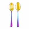 Hot Food Network 2-Pc. Classic Rainbow Serving Spoon & Slotted Spoon Set Flatware