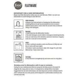 Clearance Food Network 4-Pc. Flat Iron Salad Fork Set Flatware