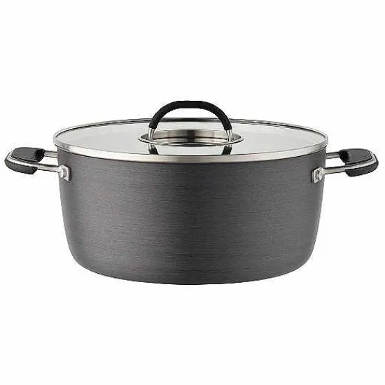 Hot Food Network 10-Pc. Hard-Anodized Nonstick Cookware Set Cookware & Bakeware