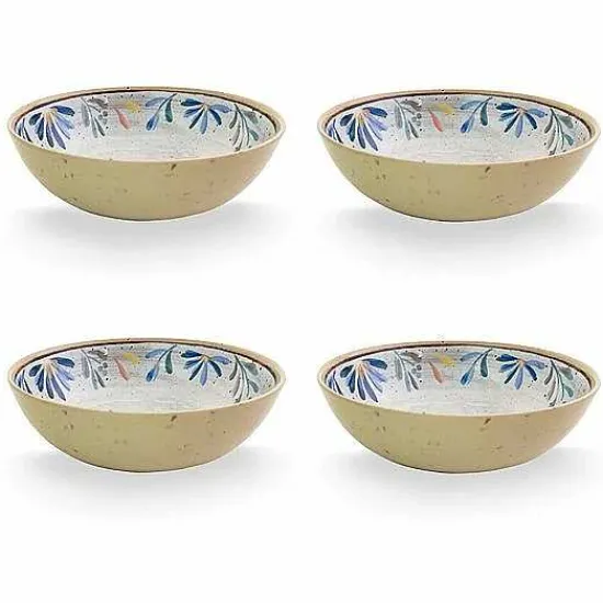 New Food Network 4-Pc. Mediterranean Cereal Bowl Set Dinnerware & Serveware