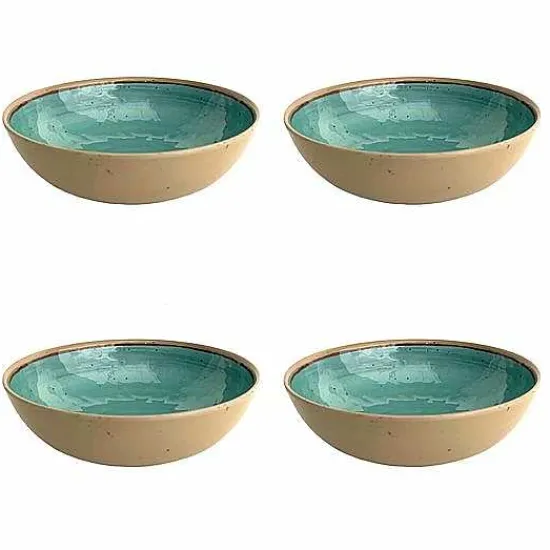 Sale Food Network 4-Pc. Melamine Cereal Bowl Set Dinnerware & Serveware