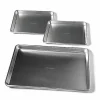 Best Food Network 3-Pc. Natural Aluminum Baking Sheet Set Cookware & Bakeware