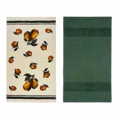 Clearance Food Network Pear Oil Painting Kitchen Towel 2-Pk. Kitchen Linens