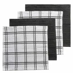 Best Food Network Plaid Dishcloth 4-Pk. Kitchen Linens
