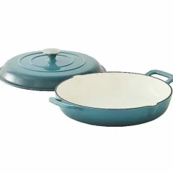 Outlet Food Network 3.5-Qt. Enameled Cast-Iron Braiser With Lid Cookware & Bakeware
