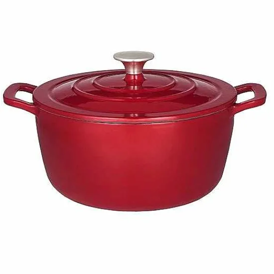 Clearance Food Network 5-Qt. Enameled Cast-Iron Dutch Oven Cookware & Bakeware