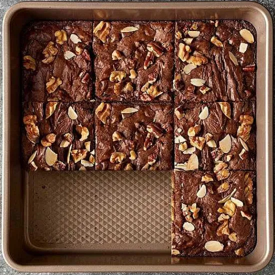 Online Food Network Textured Performance Series 9-In. Nonstick Square Pan Cookware & Bakeware