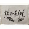 Discount Food Network Thankful Fringe Placemat Table Linens