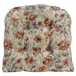 Food Network Watercolor Floral Chair Pad Table Linens