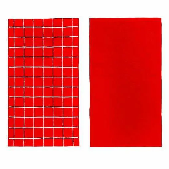 Sale Food Network Windowpane Grid Kitchen Towel 2-Pk. Kitchen Linens