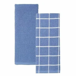 Sale Food Network Windowpane Grid Kitchen Towel 2-Pk. Kitchen Linens