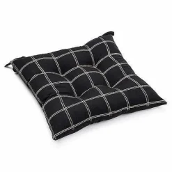 Hot Food Network Woven Grid Chair Pad Decorative Pillows & Chair Pads