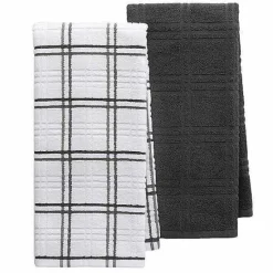 Food Network Plaid Kitchen Towel 2-Pack Kitchen Linens